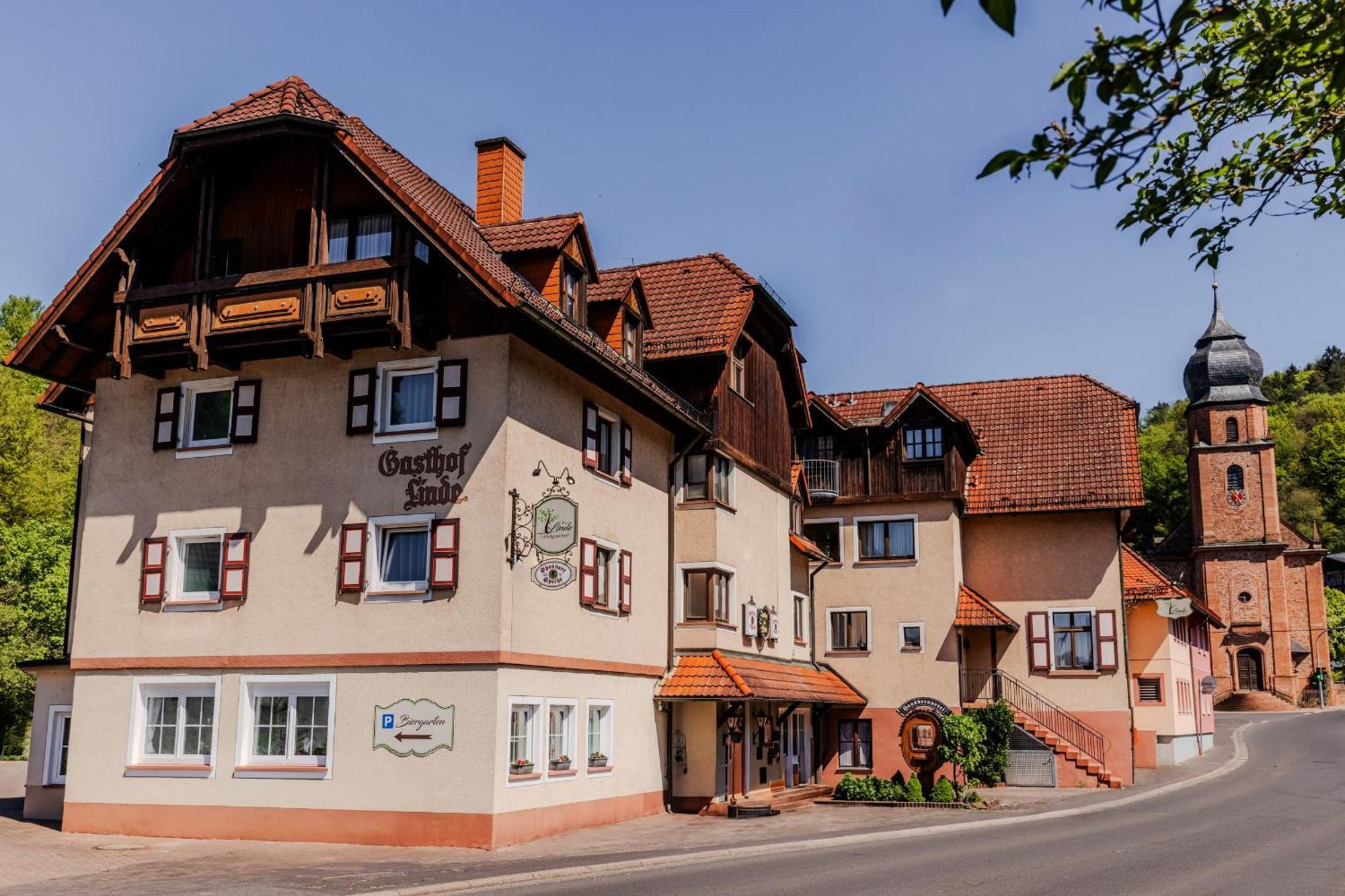 Landgasthof Zur Linde Heimbuchenthal Zewnętrze zdjęcie